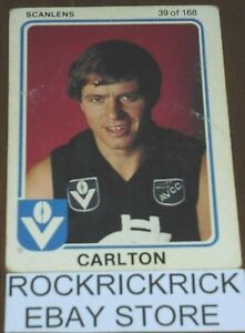 AFL / VFL CARD 1981 CARLTON (GEOFF SOUTHBY 39/168) SCANLENS (300)