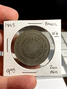 1893 Brazil 200 Reis - Picture 1 of 2