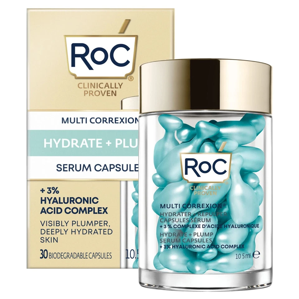 RoC Multi Correxion® Hydrate + Plump Serum Capsules – 3% Hyaluronic Acid - Image 1 of 1