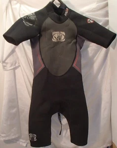 Body Glove Shorty 2/1mm Neoprene Black Wetsuit Juniors Youth Kids Size 8 S - Picture 1 of 6