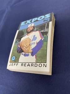 1986 Topps Baseball Complete Team Set - Montreal Expos - 31 Card Lot - Bild 1 von 5