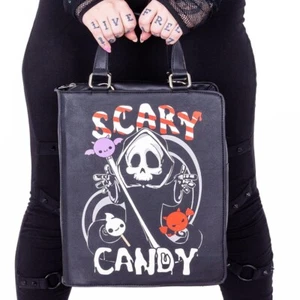 Heartless Death Candy Vegan Leather Handbag • Ships in 2-4 Weeks • Gothic - Picture 1 of 4