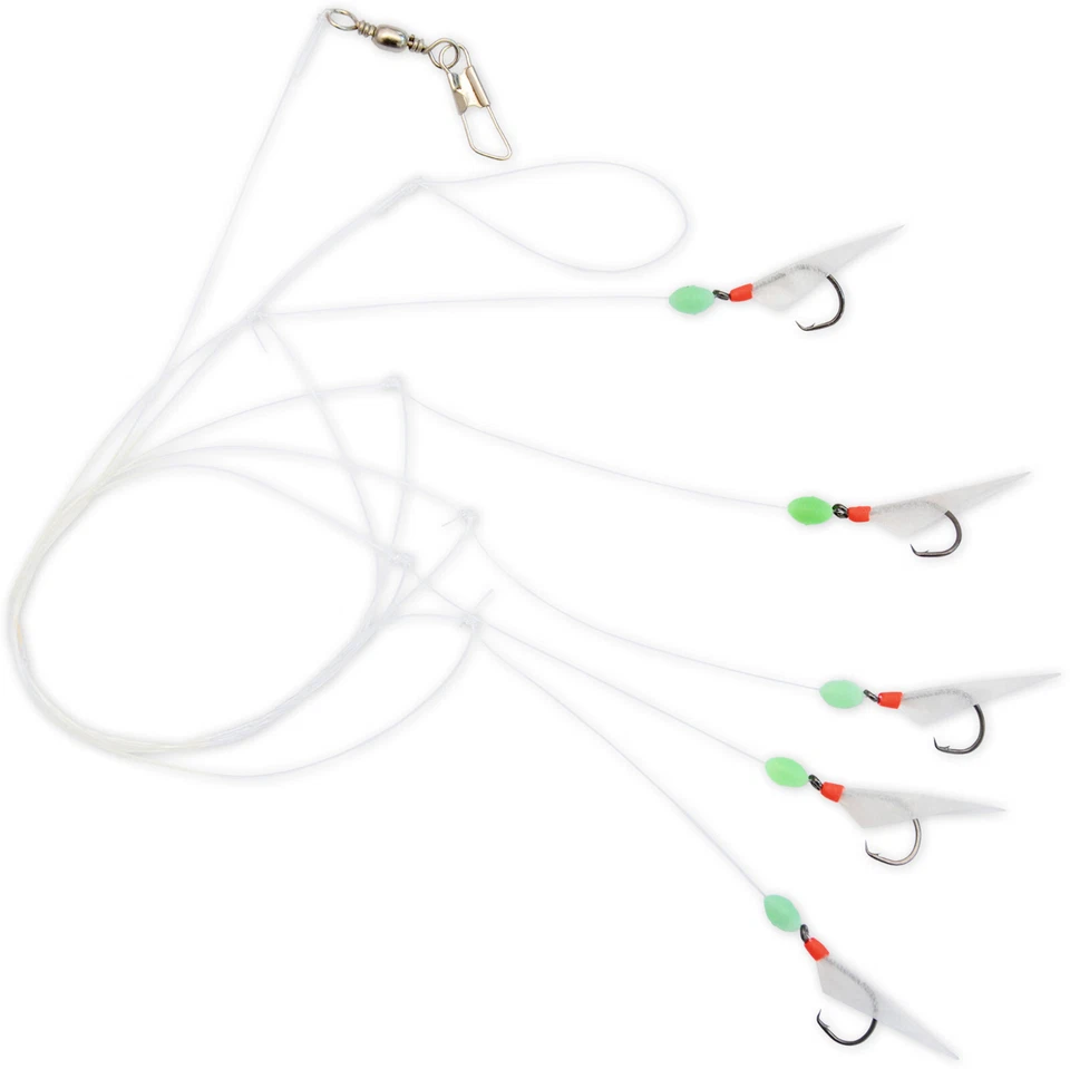 Zebco Heringspaternoster Heringsvorfach mit Circle-Haken #6  echte Fischhaut - Bild 1 von 1