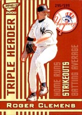 2000 Revolution Triple Header Holographic Gold /599 - Pick Your Card