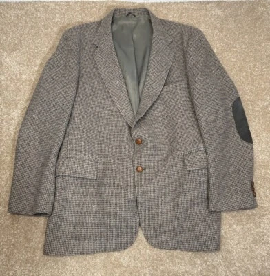 Chaqueta Blazer De Colección Levi Strauss 44R Beige 100% Lana Tweed 2Btn 24 x 31 Foto 1 de 4