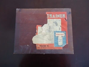 .Vintage Tucker Toys Technical Trainer Basic Set Model A Construction Set RARE - Picture 1 of 2