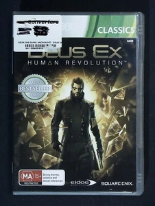 Z0149 Xbox360 Deus Ex Human Revolution preowned game with booklet - Picture 1 of 4