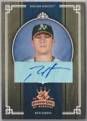 Rich HARDEN - 2005 Donruss Diamond Kings - Bronze Autograph - 96/100 - Rare Auto - Image 1 of 2