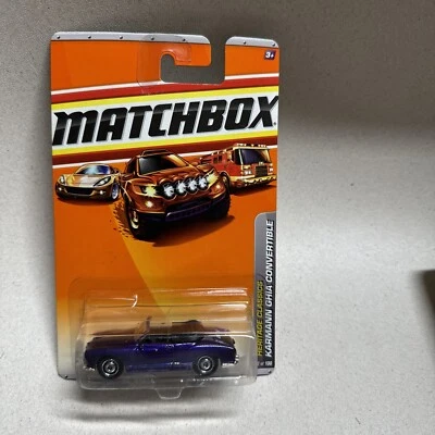 MATCHBOX 1:64 PURPLE KARMANN GHIA CONVERTIBLE 22/100, R4952, BIN#3 - Image 1 of 4