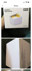 BTS BT21 SHOOKY MININI COIN BANK Piggy Bank Kids Gift - Picture 1 of 3