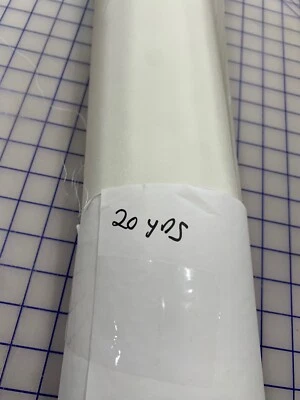 LIGHT WEIGHT OFF-WHITE SATIN YARDAGE 36" x 20 YARDS NEW BOLT END REMNANT - Image 1 of 4