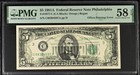 $5 1981A Federal Reserve Note Bill w/Full 100% Dark B2F Transfer Error Pmg 58