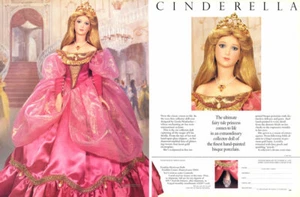 1987 Franklin Heirloom Dolls Cinderella 2-page MAGAZINE AD - Imagen 1 de 1