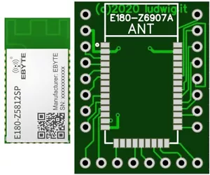 ZigBee 3.0 E180-Z5812SP ,12dBm ,32 Bit MCU ,PCB Modul(e) mit/with Breakout Board - Bild 1 von 9