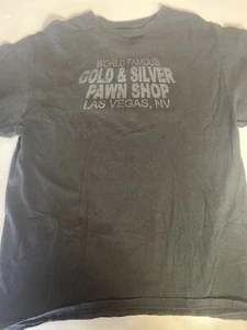 Camiseta para hombre World Famous Gold & Silver Pawn Shop negra talla grande - Imagen 1 de 4
