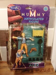 VERY RARE THE MUMMY ANIMATED ALEX ACTION FIGURE - COMPLETE.
