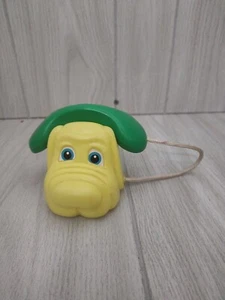 Vintage The First Years Toy Telephone Dog Face Puppy - Picture 1 of 8