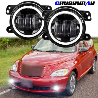 Par de luces antiniebla de parachoques de lentes transparentes para Chrysler PT Cruiser 06-10 Foto 1 de 4