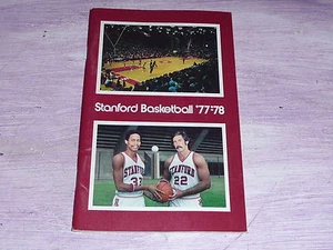 1977 1978 STANFORD COLLEGE BASKETBALL GUIDA MEDIA EX-MINT - Foto 1 di 1