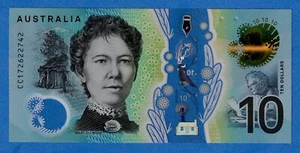Australia 10 Dollars 2017 P-63 Light Circulated Polymer Note CC172622742 - Picture 1 of 2