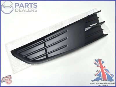 GENUINE SKODA FABIA 2015-2018 LEFT PASSENGER SIDE FOG LAMP COVER GRILL FRONT - Image 1 of 4