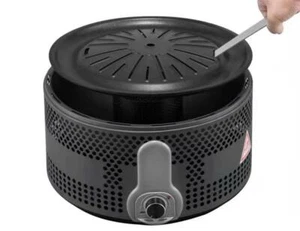 Parrilla sin humo para barbacoa Shine, ideal para acampar, asar, caravana, fácil de llevar - Imagen 1 de 6