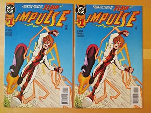 (Lote de 2) De The Pages Of Flash: Impulse #1 Mark Waid1995 casi nuevo - Imagen 1 de 3