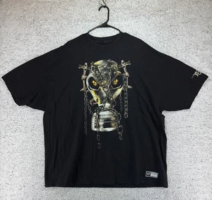 WWE Randy Orton Gas Mask Viper Snake Y2K Wrestling Tee Maglietta Nera Uomo 3XL - Foto 1 di 9