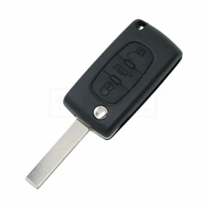 Flip Key Shell fit for PEUGEOT 406 407 408 307 107 207 Partner Remote Case S311C - Picture 1 of 3