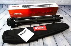 INCA IN3530D 3 Way Head QR Adjustable Pan & Tilt Foldable Tripod With Carry Case - Picture 1 of 10