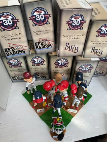 9 2019 Yankees BOBBLEHEAD SGA SCRANTON-WILKES-BARRE RED BARONS Railriders Bobble Cover