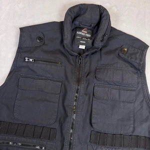 Rothco Ranger Tactical Vest Size Medium  Pockets Black Hunting Outdoor Hood*44 - Picture 1 of 9