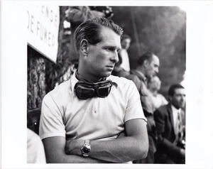 PETER COLLINS 1955-1956 ORIGINAL PRESSEFOTO FOTO FERRARI MASERATI F1 GP - Bild 1 von 2