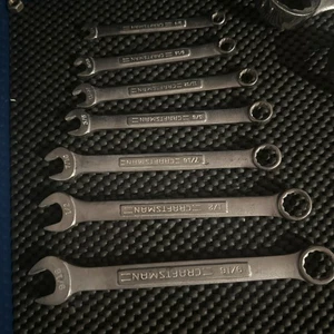 Craftsman USA 12pc VV Combination Wrench Set SAE ~ 1/4-9/16 - Picture 1 of 2