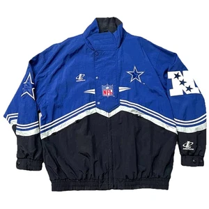 Chaqueta acolchada vintage años 90 Dallas Cowboys logotipo atlética línea profesional para hombre XL - Imagen 1 de 8