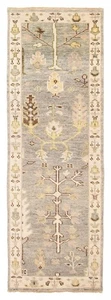Vintage Hand-knotted Runner Rug 2'6" x 7'11" Traditional Wool Carpet - Picture 1 of 9