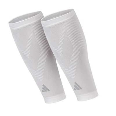 adidas Calf Compression Sleeves for Women & Men Running Gym Training White L/XL - Image 1 of 4