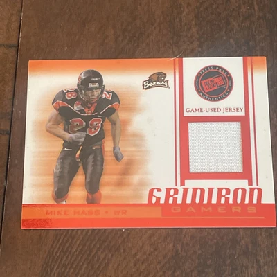 2007 Press Pass Gridiron Gamers Red Jersey Mike Hass #GG-MH - Image 1 of 2