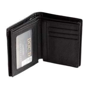 Mens Wallet Real Leather Purse ID Credit Card Holder Coin Pocket Gift New W15 - Picture 1 of 4