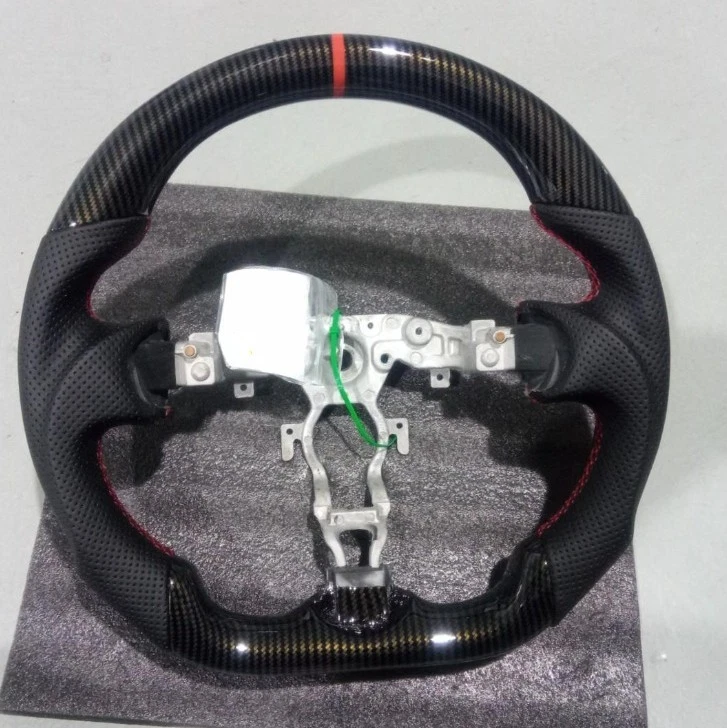 Hydro Dip Carbon Fiber Sport Steering Wheel Fit For 2009-2021 Nissan 370z Nismo - Image 1 of 1