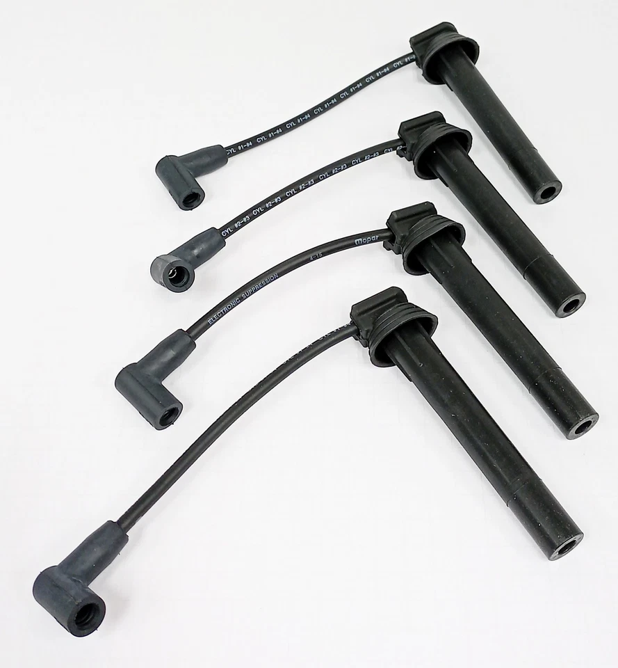 Juego de cables de bujía Mopar 04796975AB para Dodge Plymouth Mitsubishi Eagle Foto 1 de 4