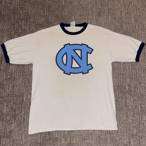 Vintage North Carolina Tar Heels T-Shirt Ringer Herren 2XL XXL Majestic 90s Tag - Bild 1 von 6