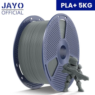 JAYO PLA+ 5KG Large Spool Gray 1.75mm Filament 3D Printer PLA Plus Neat Winding - Image 1 of 4