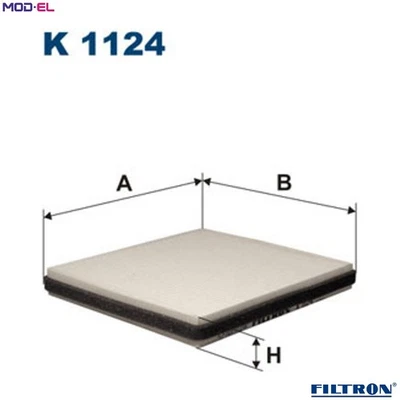 FILTER CABIN AIR K 1124 FOR AVIA ISBe-150/170 3.9L ISBe5-160/185 4.5L 4cyl - Image 1 of 4