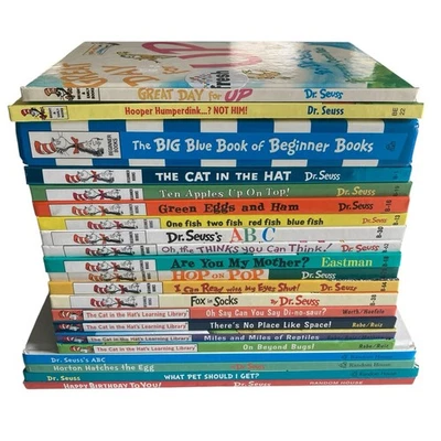 Dr Seuss Bright And Early, Beginner and Learning Library Books Lot of 21 Foto 1 de 4