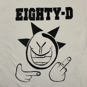 VTG 90s EIGHTY D Fashion Gear Adult SMALL Short Sleeve RARE Shirt ROCK BAND NSFW - Picture 1 of 9