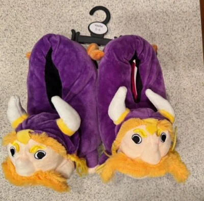 Zapatillas Minnesota Vikings 3D Mascota Jóvenes Niños NUEVAS Etiquetas no adjuntas Foto 1 de 3