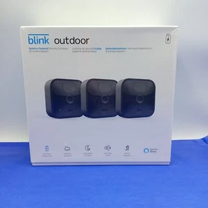 Blink Outdoor HD 1080p kabelloses Überwachungssystem mit 3 Kameras - Bild 1 von 4