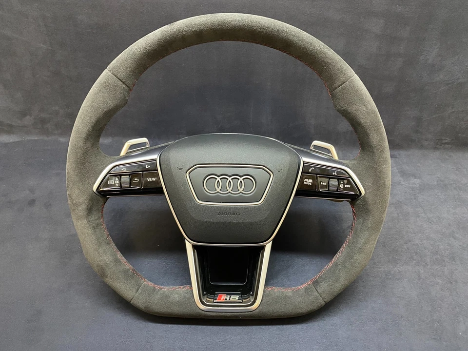 Audi A6 A7 RS6 SR7 RS C8 Lenkrad Paddel Leder beheizbar 4K0419091 NEU