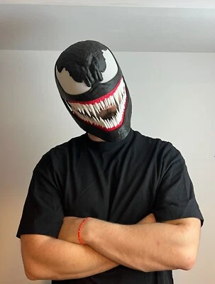 Venom Replica Mask with Moving Jaw 3D Printed Symbiotic- Full Face Cosplay Acc. - Image 1 of 4